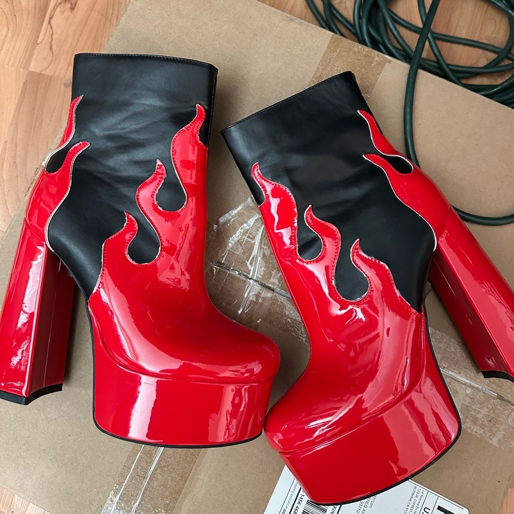 Flame boots